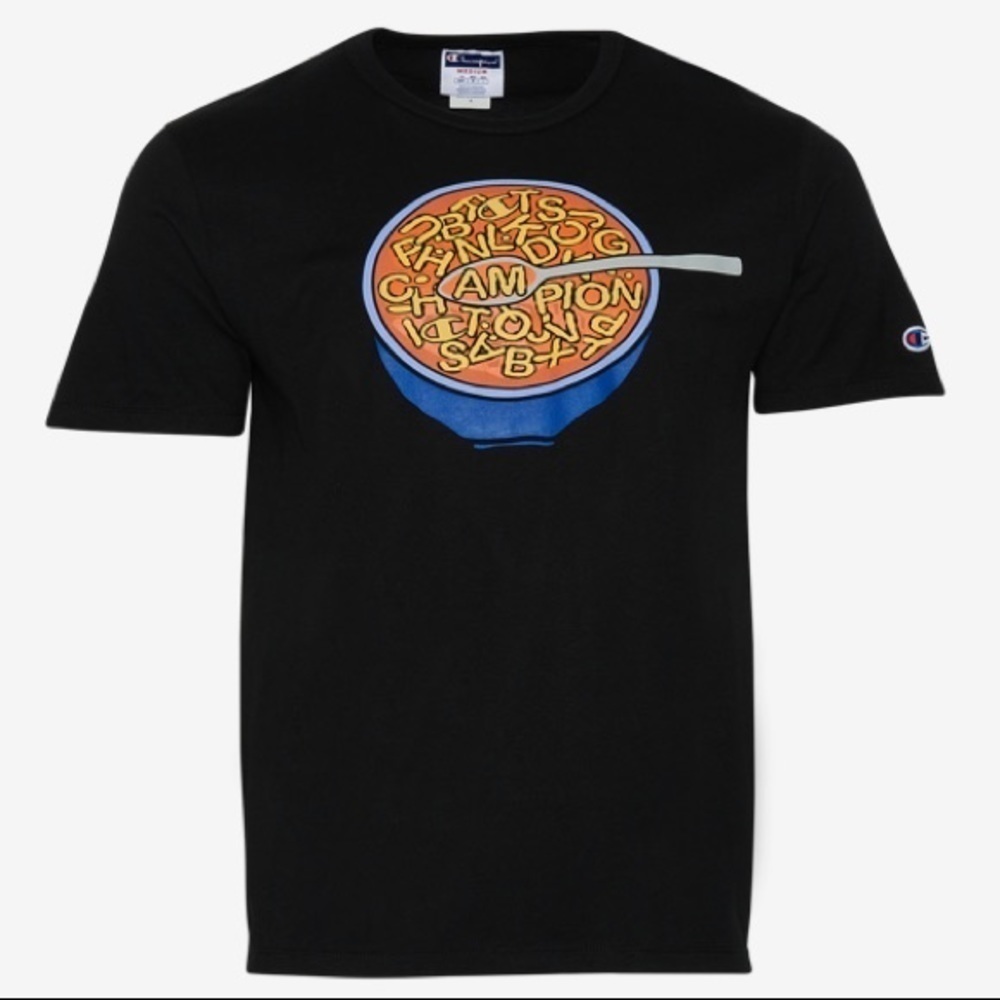Champion Men’s Soup Tee Shirt New With Tags